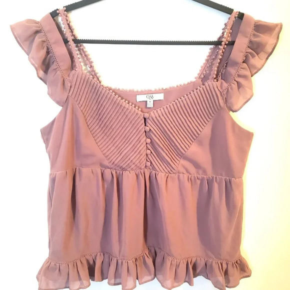 Q&A Purple Crop Top - Picture 3 of 6